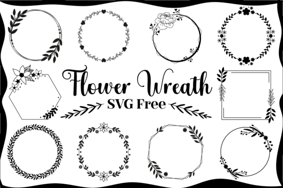 Download Flower Wreath SVG Free - Wreath Collection
