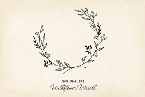 Download Vector Floral Wreath, Floral Wreath SVG - Premium Resources