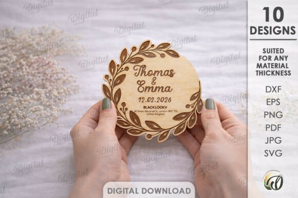 Download Save the Date Laser Cut - Save Collection