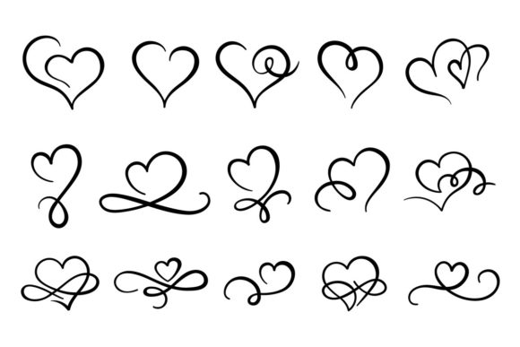 Download Love Hearts Flourish - Flourish Collection