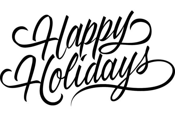 Download Happy Holidays Lettering. Calligraphic L - Lettering Collection
