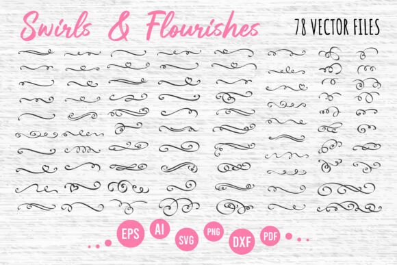 Download Swirls and Flourishes Clipart - Flourish Collection