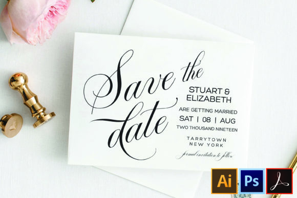 Download Save the Date Template Printable Wedding - Save Collection