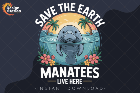 Download Save the Earth PNG Manatee Ocean PNG - Save Collection