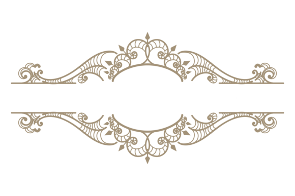 Download Decorative Flourish Emblem Border. Metal - Flourish Collection
