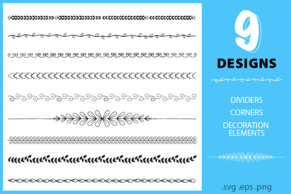 Download Retro Vintage Flourishes Dividers Svg - Flourish Collection