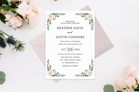 Download Eucalyptus Blush Roses Wedding Template - Rose Collection
