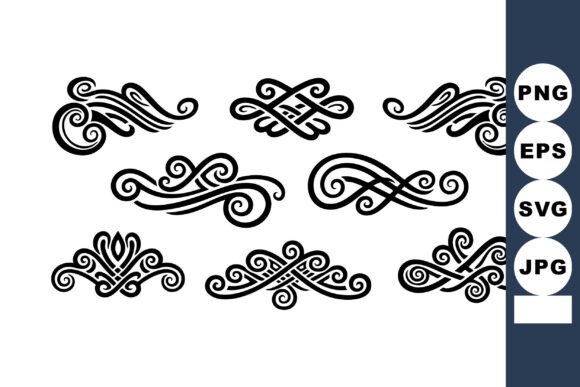 Download Ornamental Vintage Decorative Flourishes - Flourish Collection