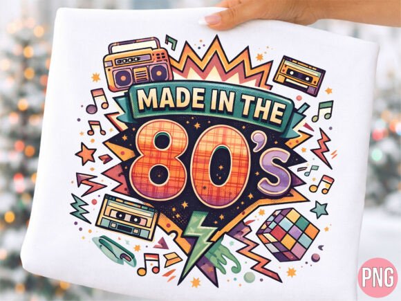 Download Made in the 80s Retro Cassette PNG SHIRT - Retro Collection
