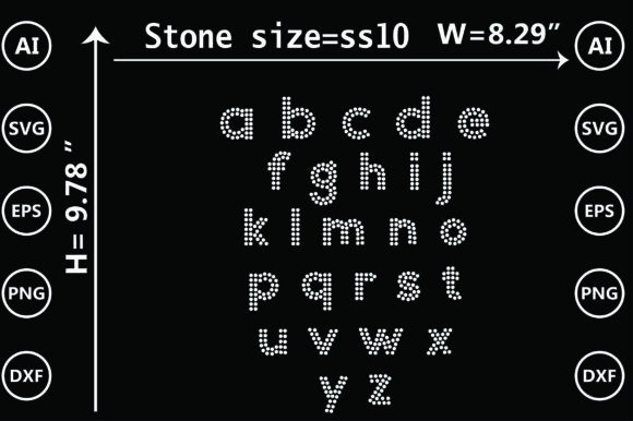 Download Letter, Alphabet, Font Rhinestone Design - Letter Collection