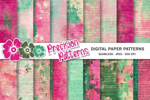 Download Handwriting Pink and Green Junk Journal - Pink Collection